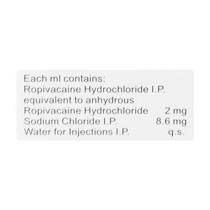 ROPIN 0.2% INJECTION 20ML - Global Surgicals