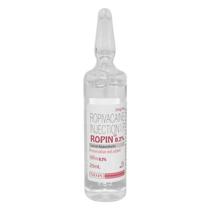 ROPIN 0.2% INJECTION 20ML - Global Surgicals