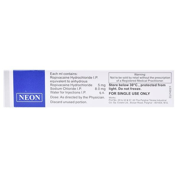 Ropin 0.5 Injection 20ml - Global Surgicals