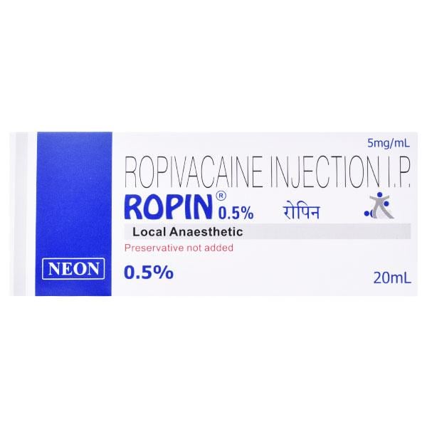 Ropin 0.5 Injection 20ml - Global Surgicals