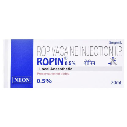 Ropin 0.5 Injection 20ml - Global Surgicals