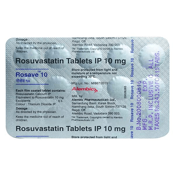 Rosave 10mg Tablet - Global Surgicals