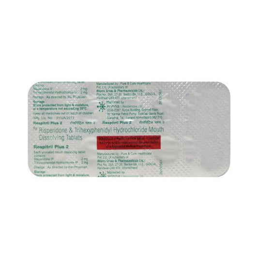 Rospitril Plus 2mg Tablet 10'S - Global Surgicals