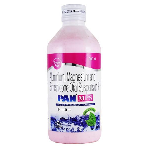 PAN MPS Sugar Free Mint Flavour Oral Suspension 200ml