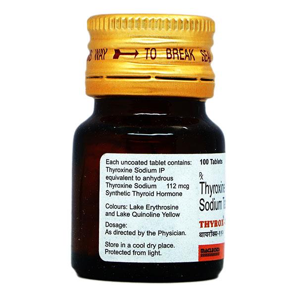 THYROX 112 Tablet 100's