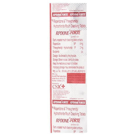 RPDONE FORTE 4/2mg Tablet 10's - Global Surgicals