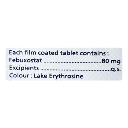 FEBUDAC 80mg Tablet 10's