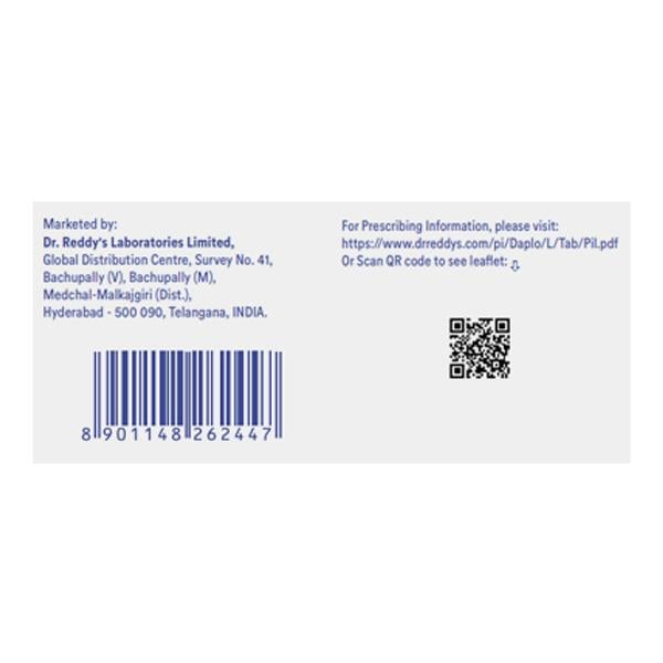DAPLO L 10/5mg Tablet 10's