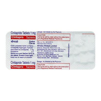 Cintapro 1mg Tablet 10'S