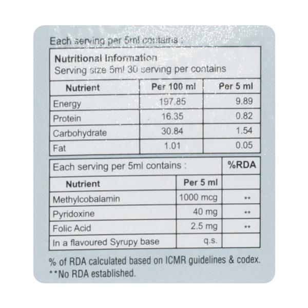 MICOB SUGAR FREE Syrup 150ml