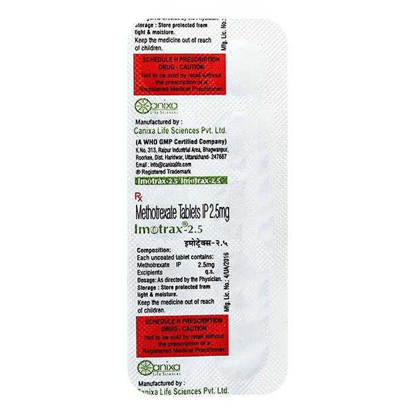 Imotrax 2.5mg Tablet 10'S