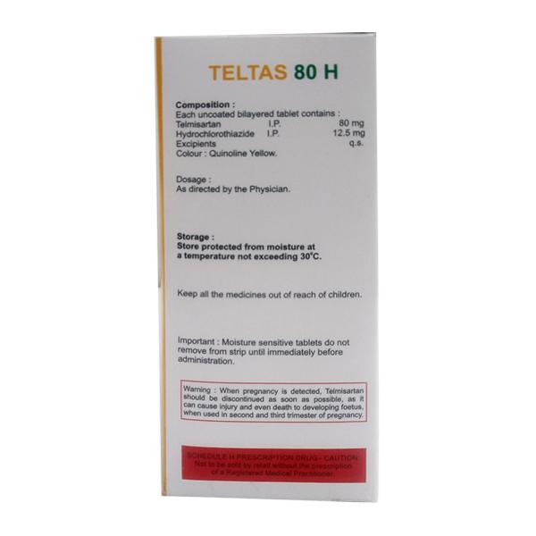 TELTAS 80 H Tablet 15's