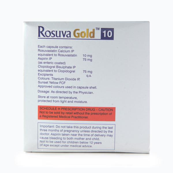 Rosuva Gold 10mg Capsule 10'S