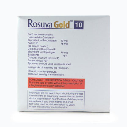 Rosuva Gold 10mg Capsule 10'S