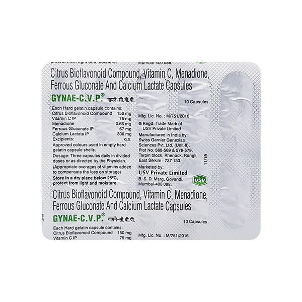 Gynae Cvp Capsule 10'S