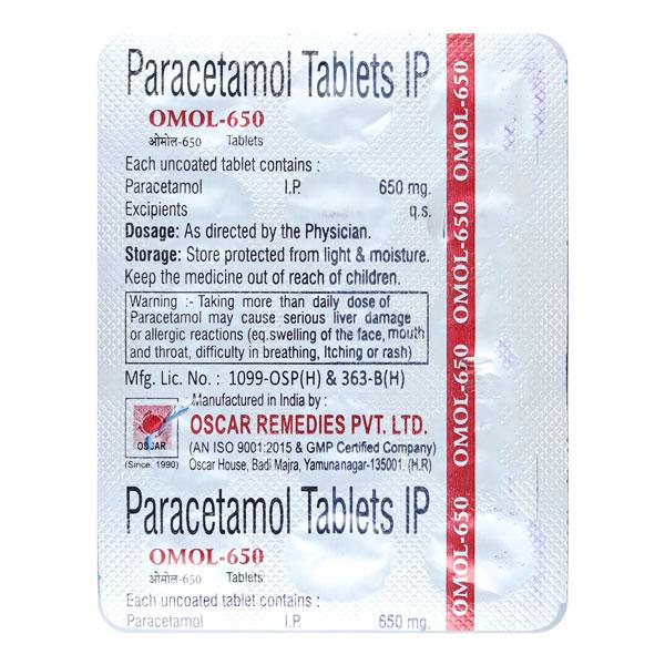 OMOL 650 Tablet 15's
