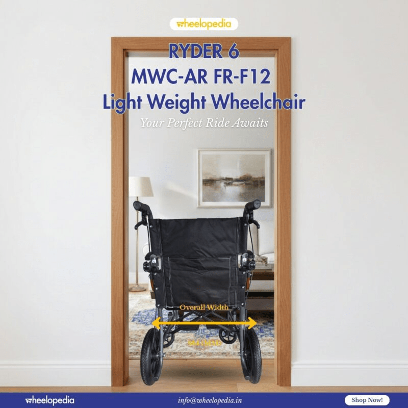 Ryder 6 Steel Light Foldable Attendant Driven Manual Wheelchair - Global Surgicals