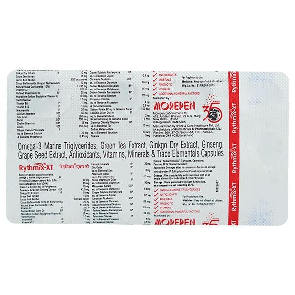 RYTHMIX XT Capsule 10's - Global Surgicals