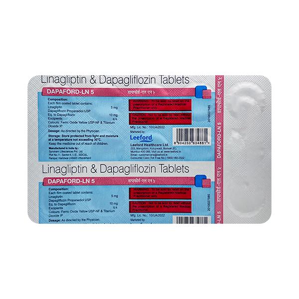 DAPAFORD LN 5 Tablet 15's