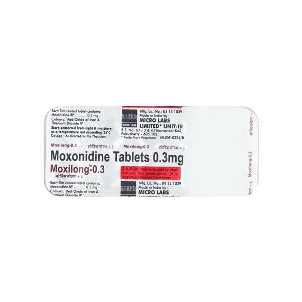 Moxilong 0.3mg Tablet 10'S