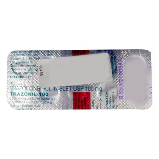 Trazonil 100mg Tablet 10'S