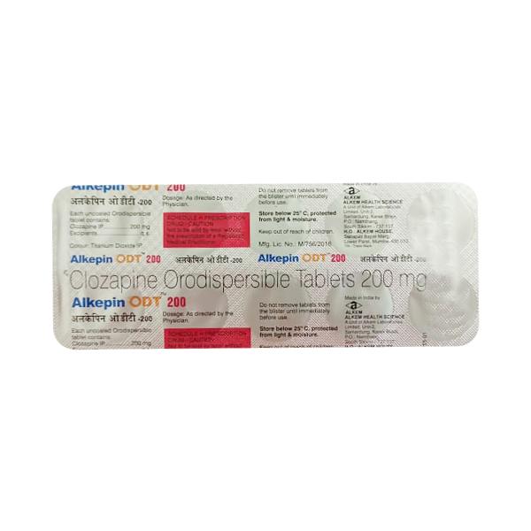 Alkepin Odt 200mg Tablet 10'S