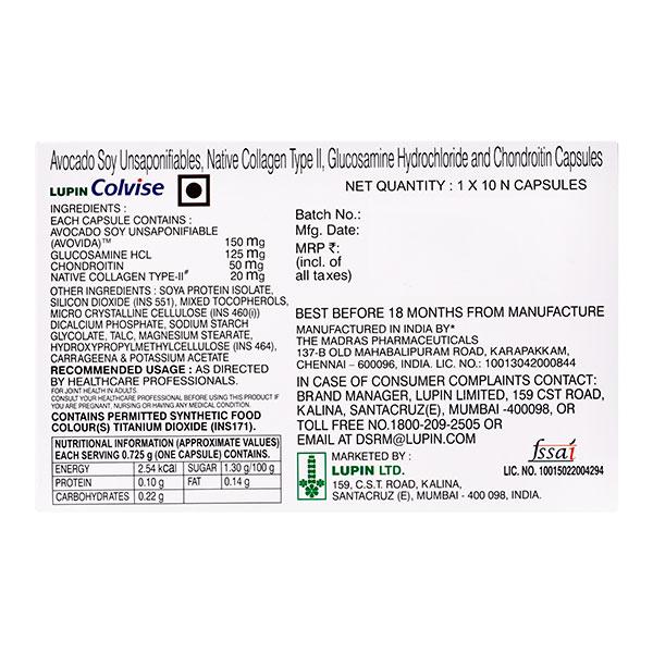 LUPIN COLVISE Capsule 10's