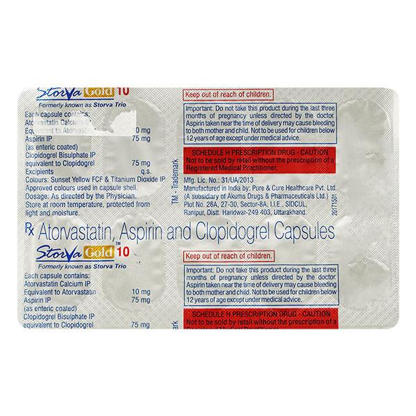 STORVA GOLD 10 Capsule 10's