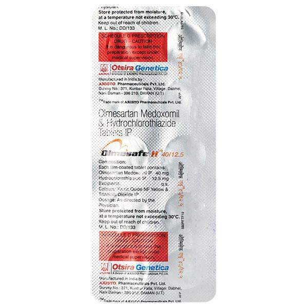 Olmesafe H 40/12.5mg Tablet 10'S
