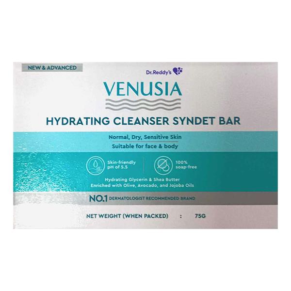 VENUSIA NEW & ADVANCED HYDRATING CLEANSER SYNDET Bar 75g