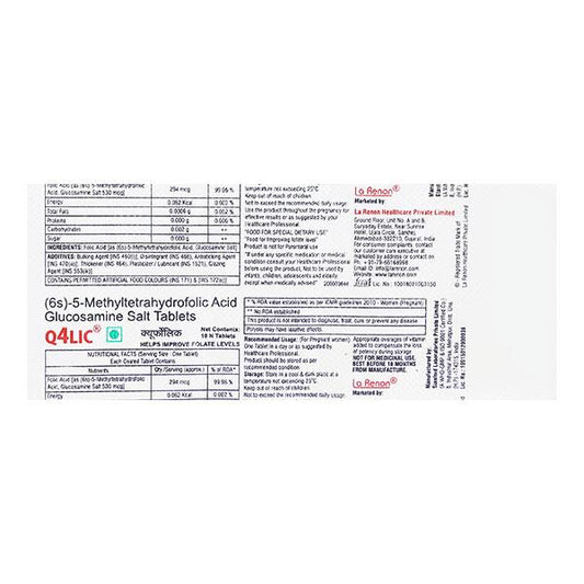 Q4LIC Tablet 10's