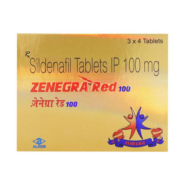 Zenegra Red 100 Tablet 4'S