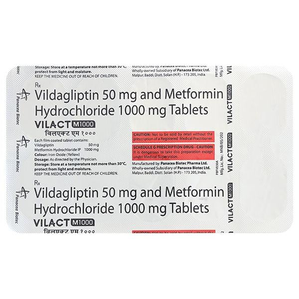 VILACT M 1000mg Tablet 10's