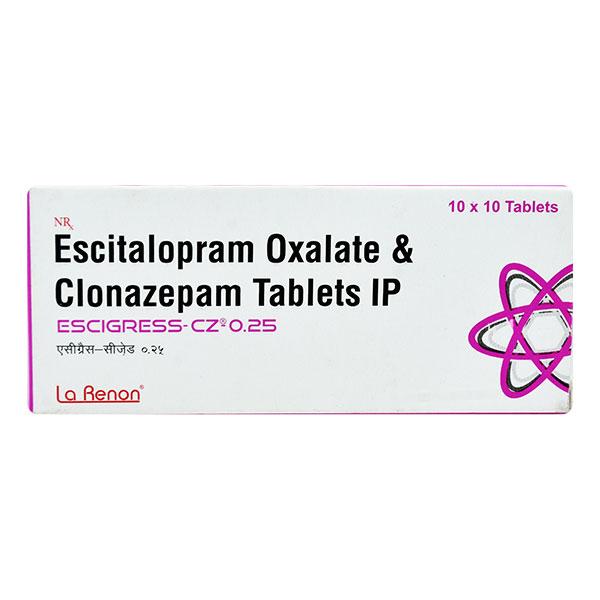 Escigress CZ 0.25mg Tablet 10'S
