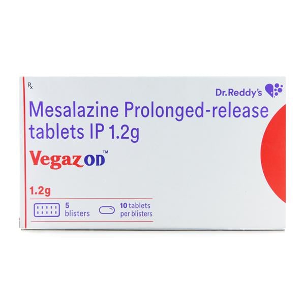 Vegaz OD 1.2gm Tablet 10'S