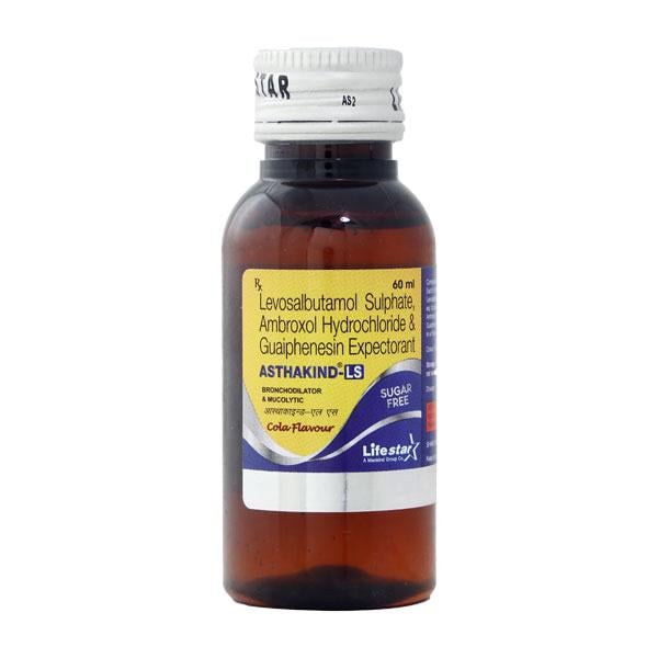 ASTHAKIND LS Sugar Free Cola Flavour Expectorant 60ml