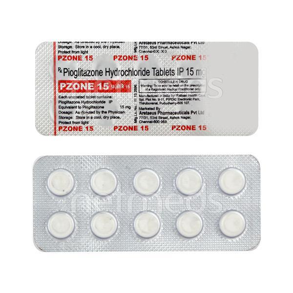 Pzone 15mg Tablet 10'S