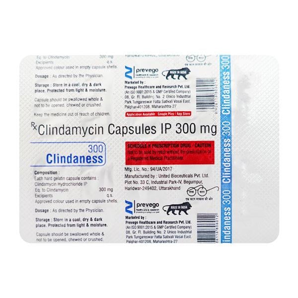 CLINDANESS 300 Capsule 10's