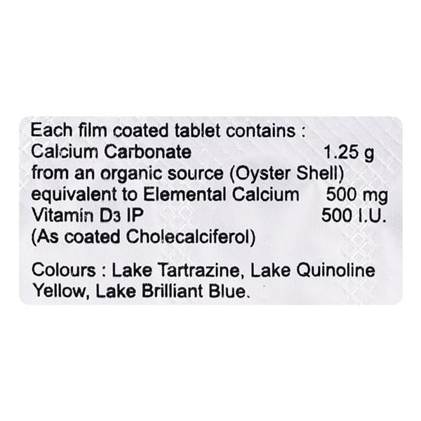 Calten D 500mg Tablet 15'S