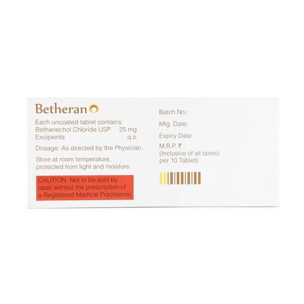 Betheran 25mg Tablet 10'S