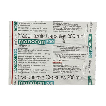 Monocan 200mg Capsule 8'S