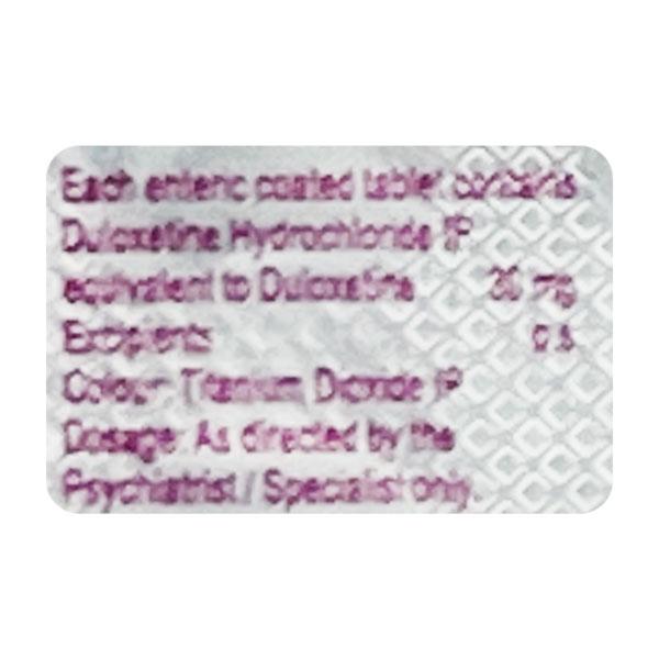 Duloxee 30mg Tablet 10'S