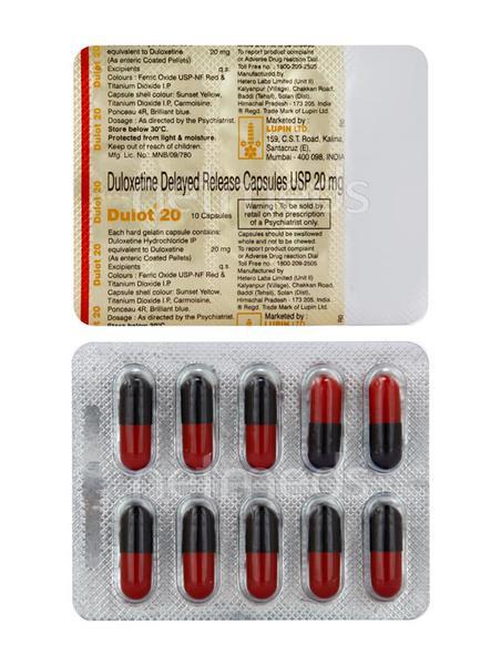 Dulot 20mg Capsule 10'S
