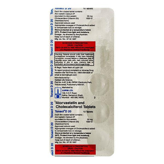 Tonact D 20mg Tablet 10'S