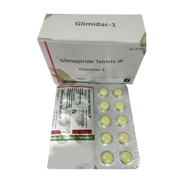 GLIMIDAC 1 Tablet 10's