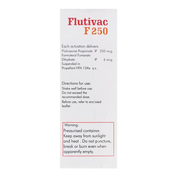 FLUTIVAC F 250 Inhaler 1's