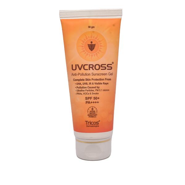 UVCROSS SPF 50+ PA++++ Sunscreen Gel 50gm