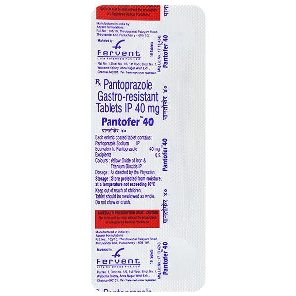 PANTOFER 40 Tablet 10's