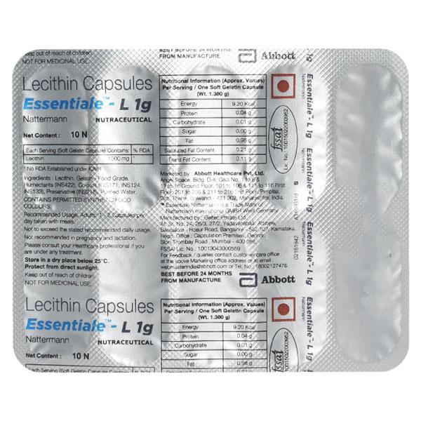 Essentiale L 1gm Capsule 10'S