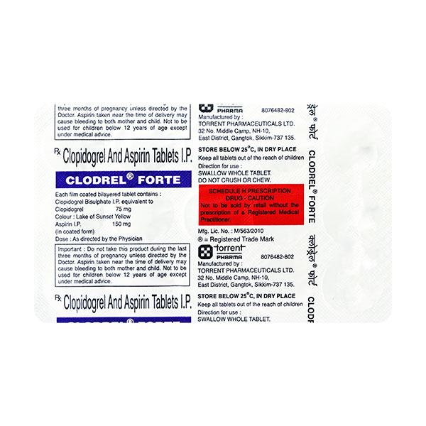 CLODREL FORTE Tablet 15's